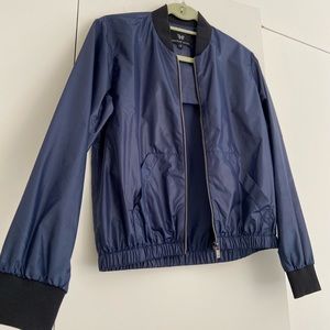 Navy heroine sport bomber jacket